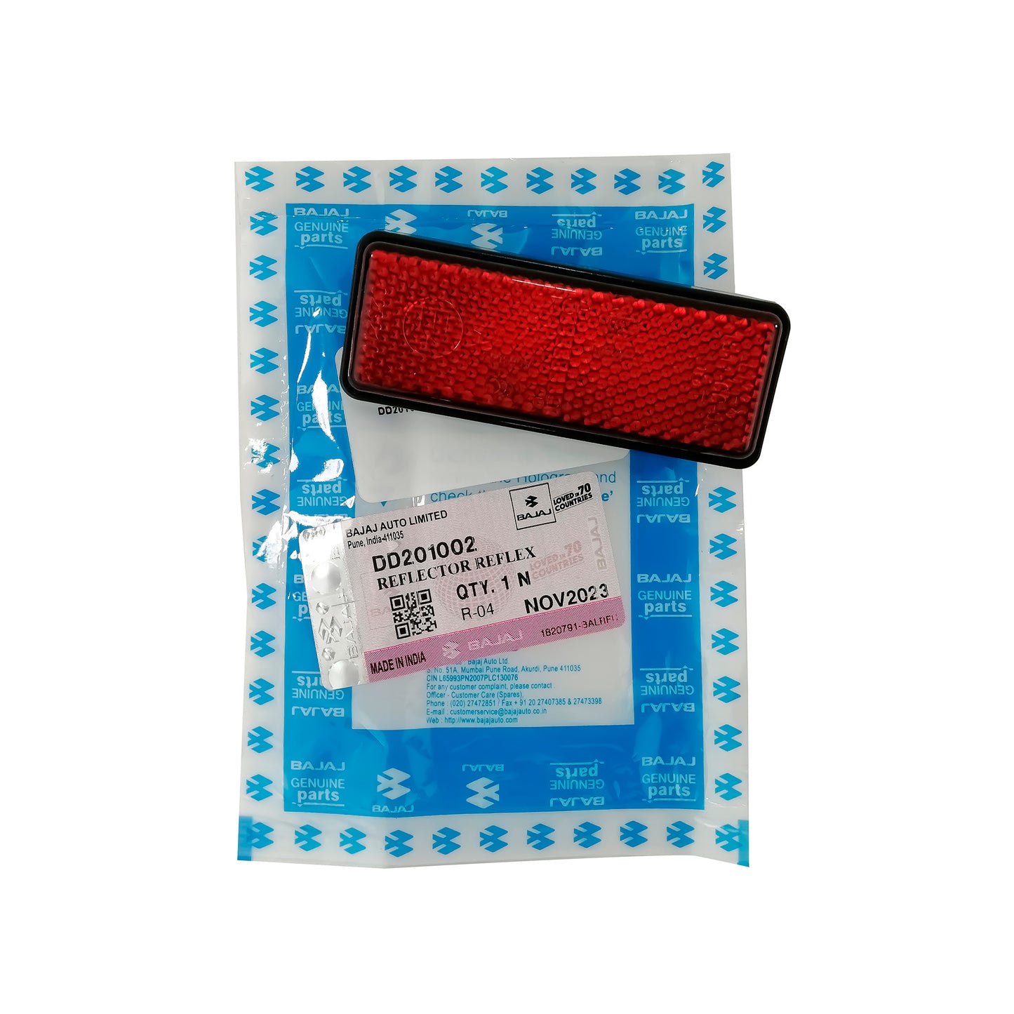 REFLEJANTE TRASERO 200 NS,PLATINA,DISC,PUL135,NS150