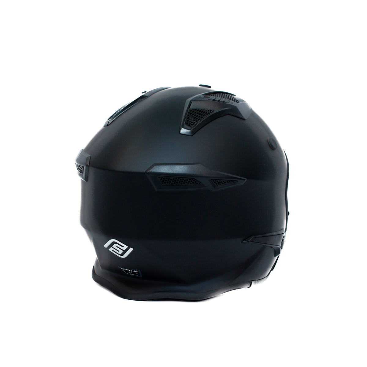 CASCO FASEED FS-726X ABIERTO 3/4 JET TROOPER SOLIDO NEGRO MATE XL