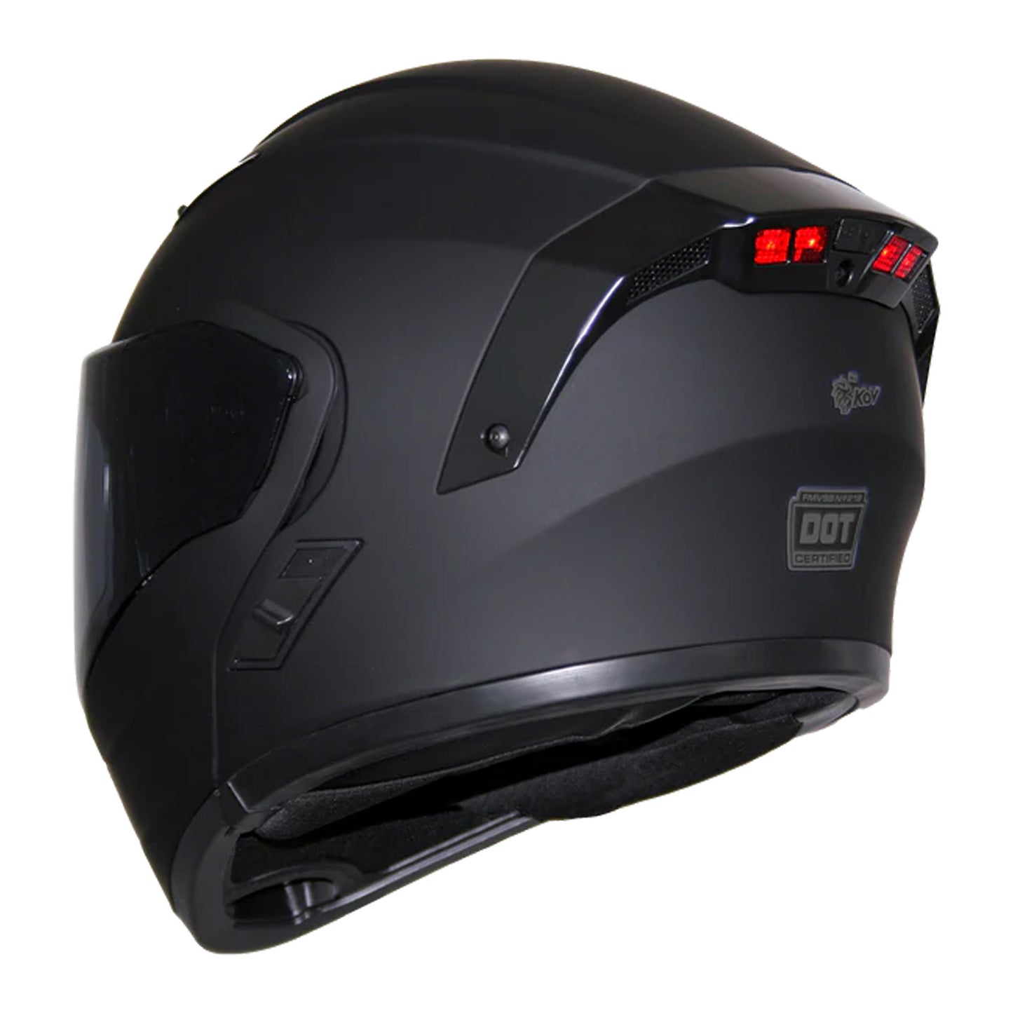 CASCO KOV ESTELAR NEGRO MATE L ABATIBLE