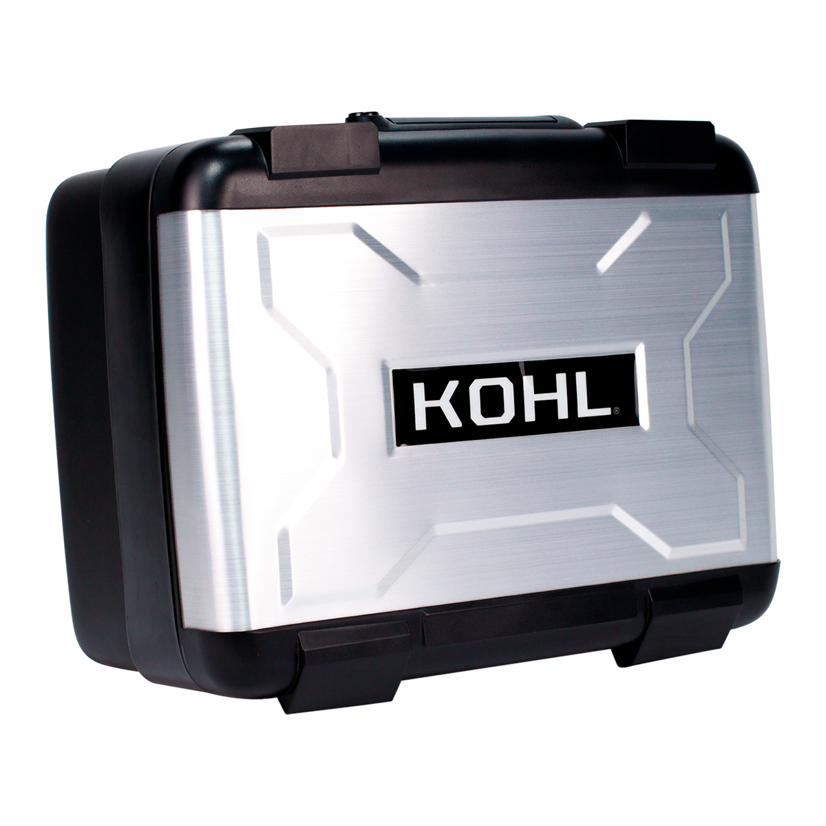 BAUL TRASERO MOTOCICLETA KOHL K-40 NGO/PLA EXPANDIBLE 30/40 LTS
