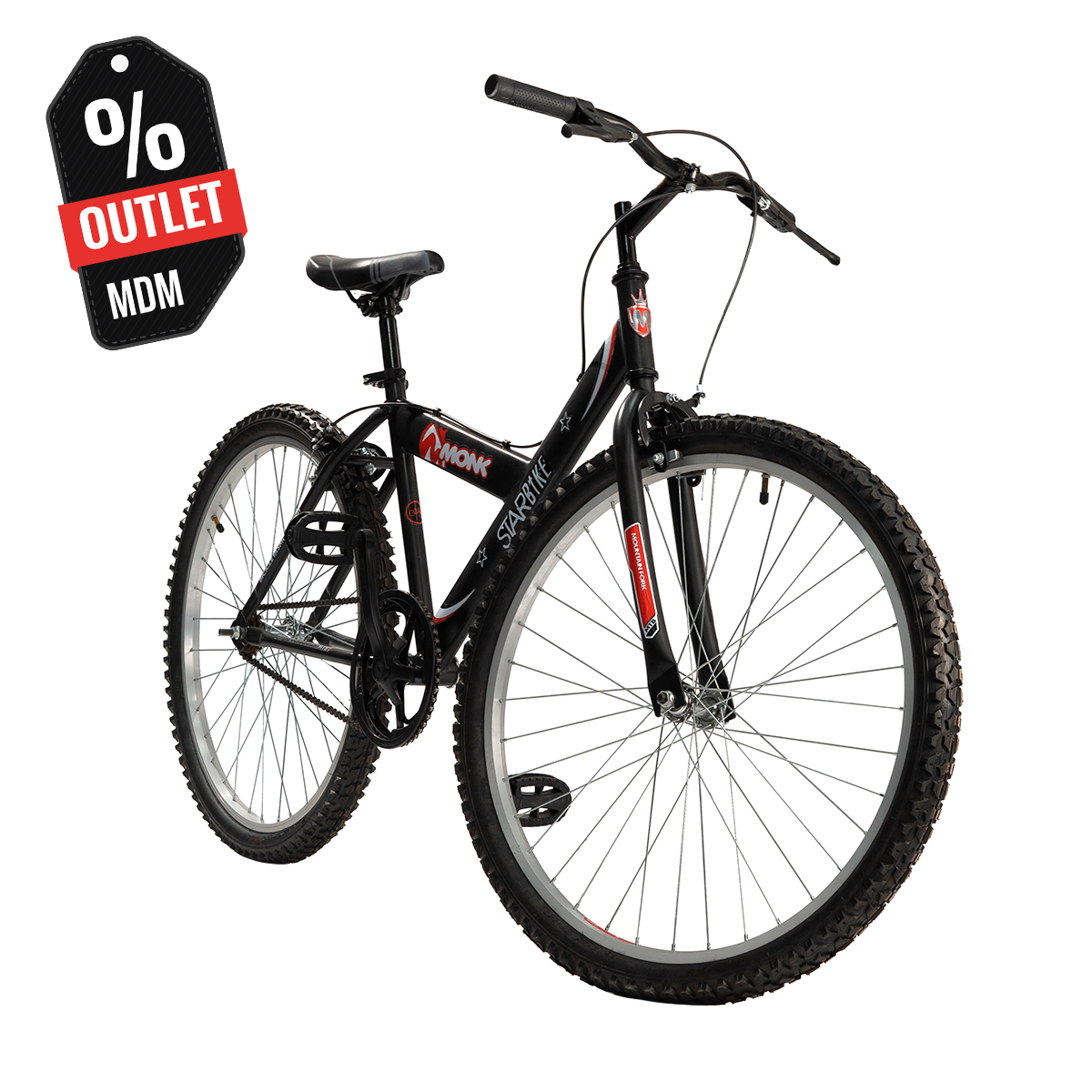 BICICLETA STARBIKE R26 1V NEG