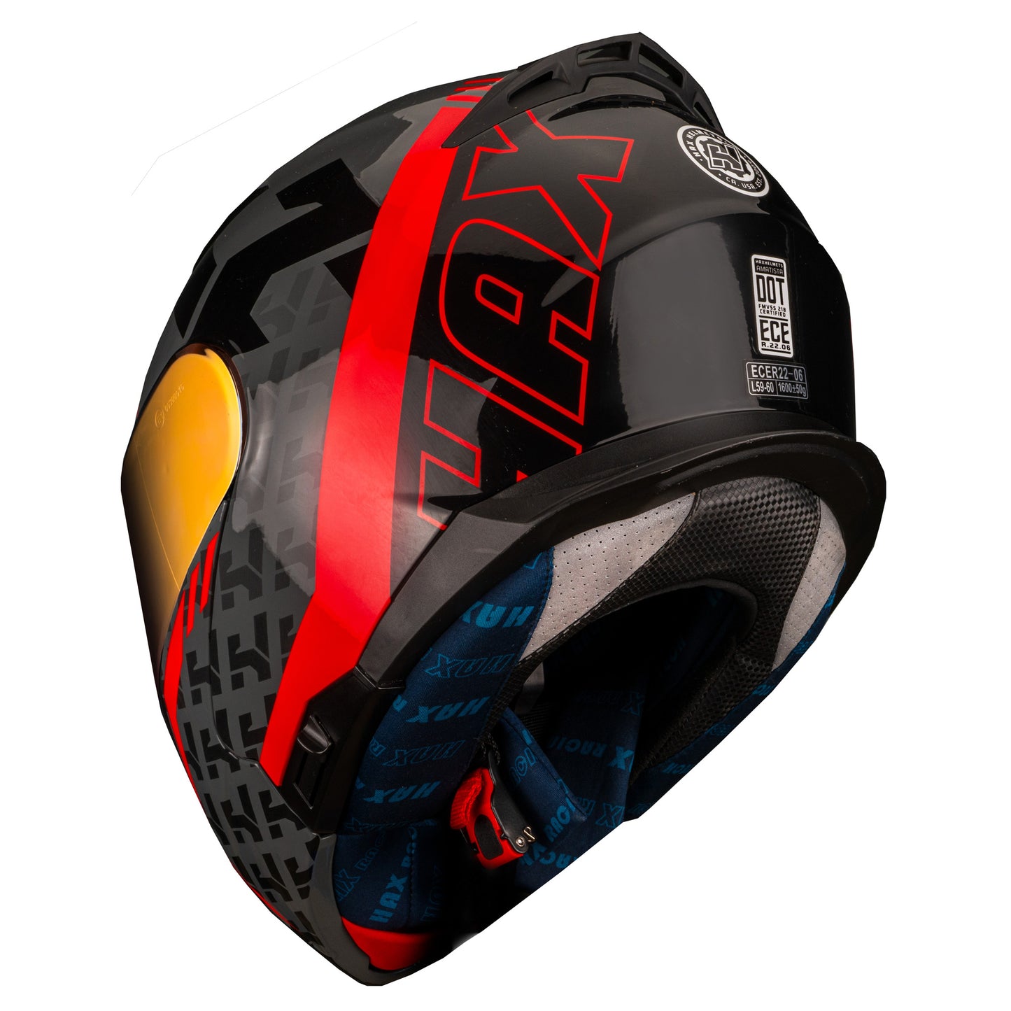CASCO AMATISTA WIND RED BRILLO HAX L