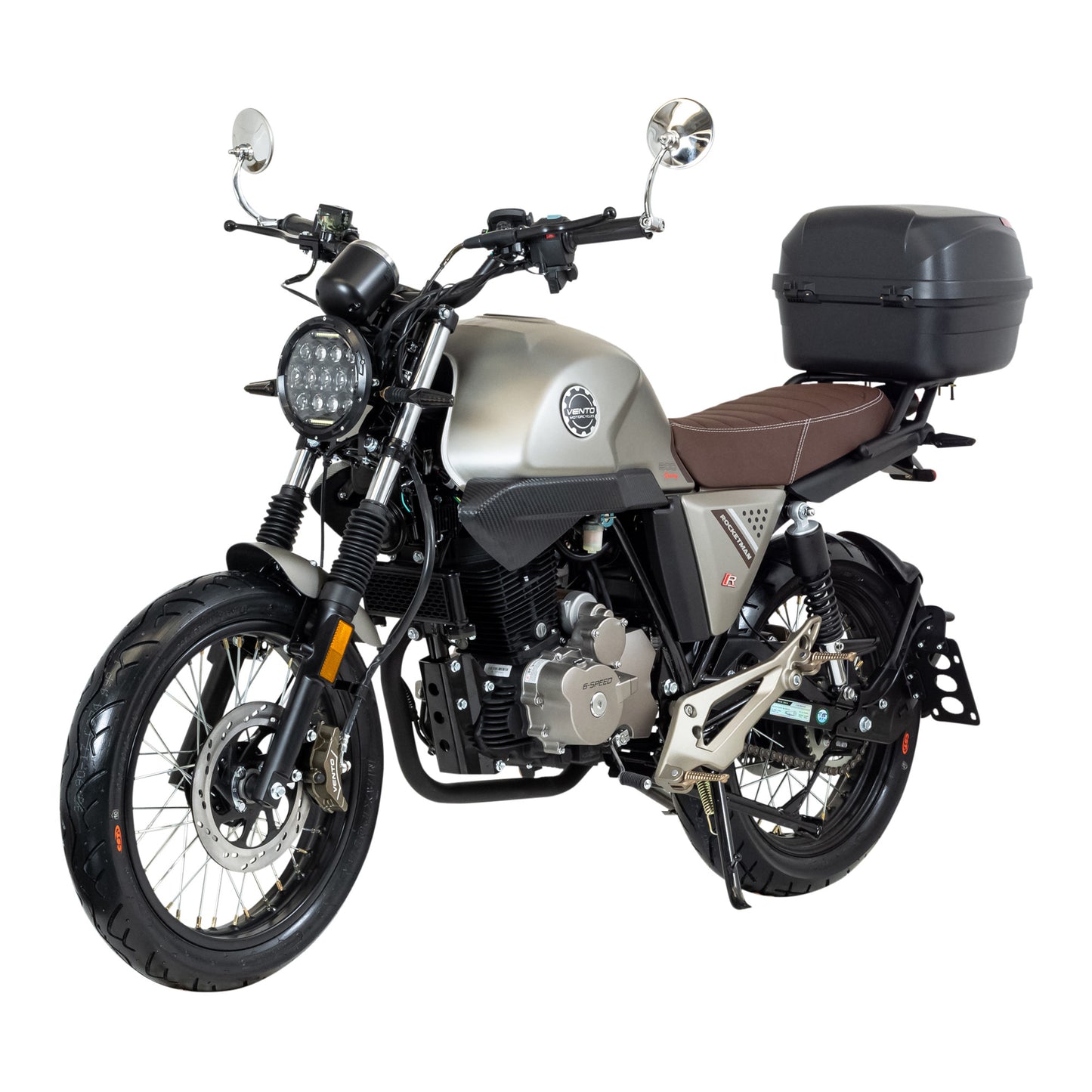 MOTOCICLETA VENTO ROCKETMAN 300 GRIS MATE 2026