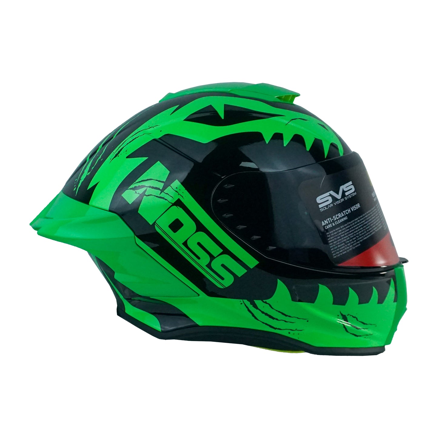 CASCO NOSS NS-801 JURASSIC BIKE VERDE/NEGRO M