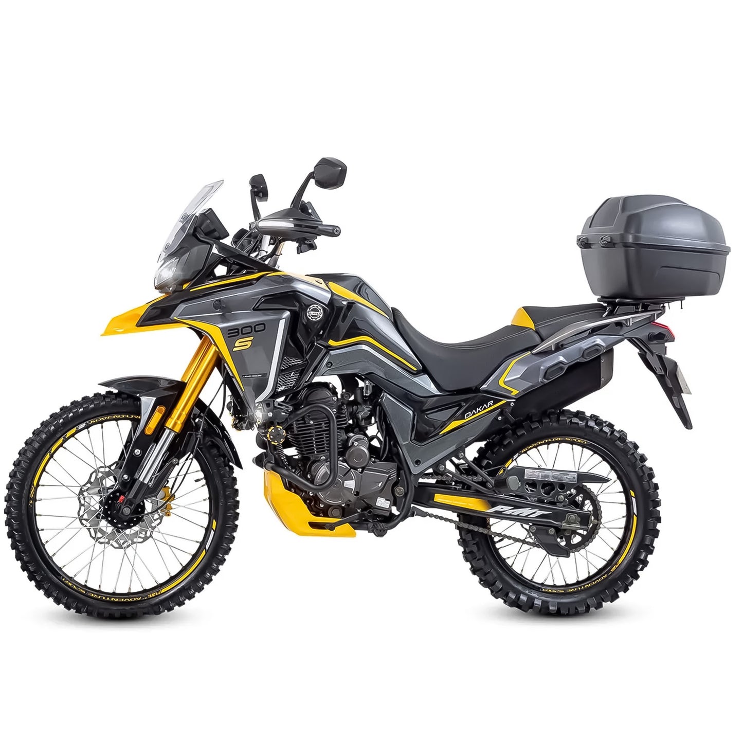 MOTOCICLETA VENTO DAKAR 300 GRIS MATE/AMARILLO 2025
