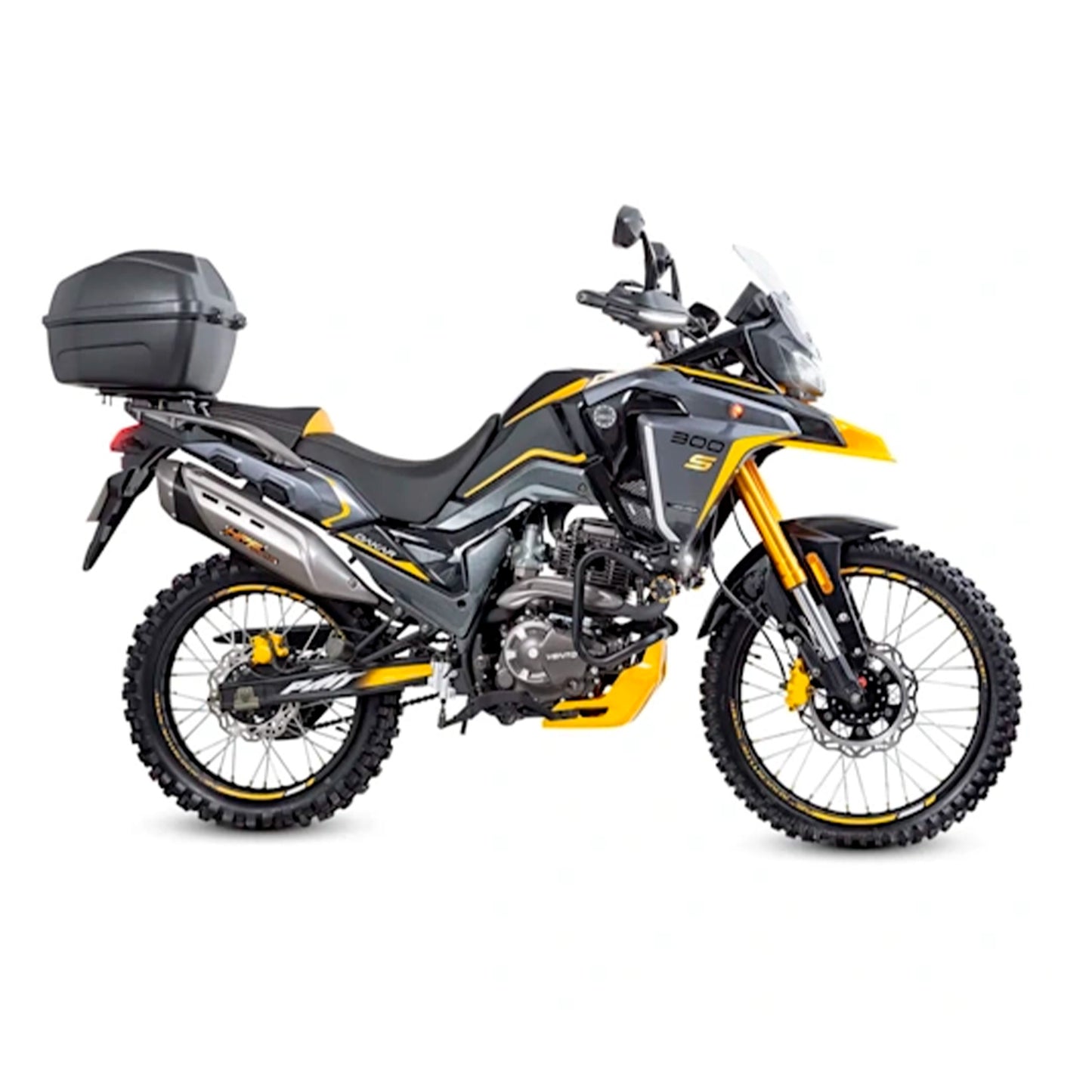 MOTOCICLETA VENTO DAKAR 300 GRIS MATE/AMARILLO 2026