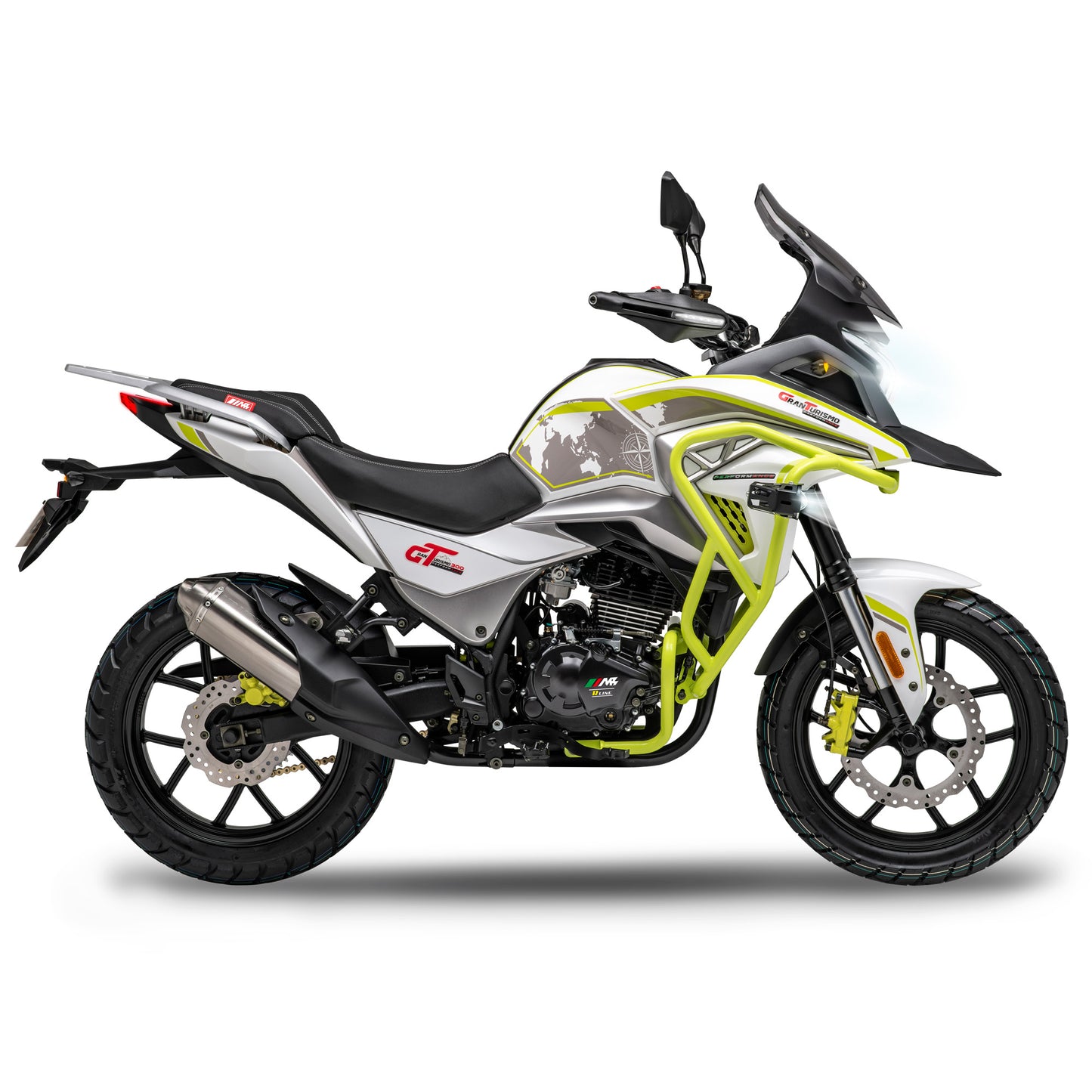 MOTOCICLETA MB GRAN TURISMO 300 BLANCO 2025