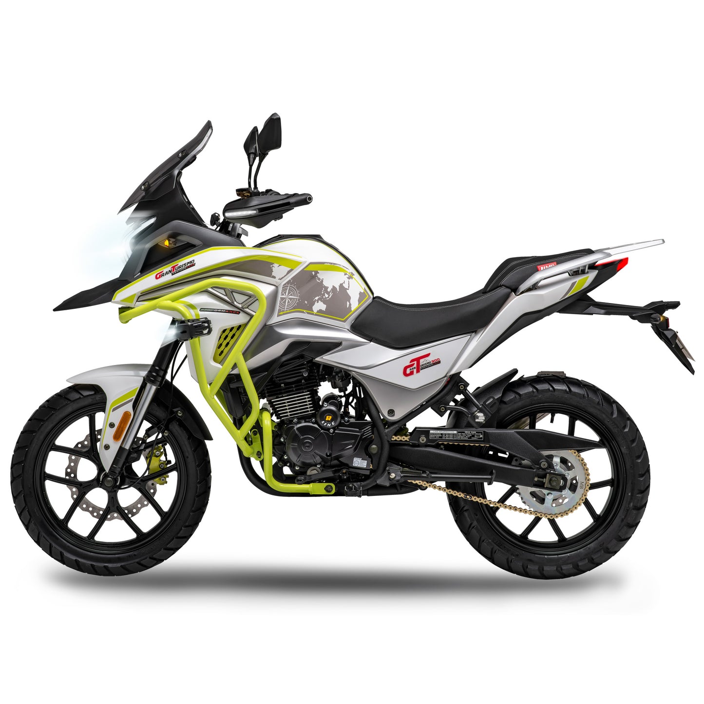 MOTOCICLETA MB GRAN TURISMO 300 BLANCO 2025