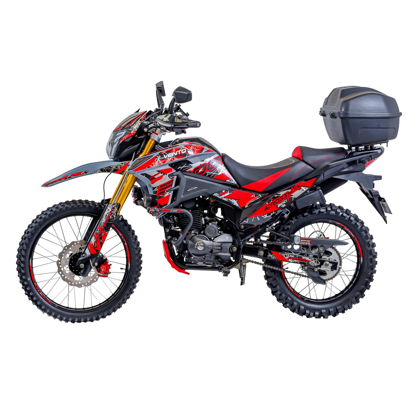 MOTOCICLETA VENTO CROSSMAX RALLY 300 GRIS 2025