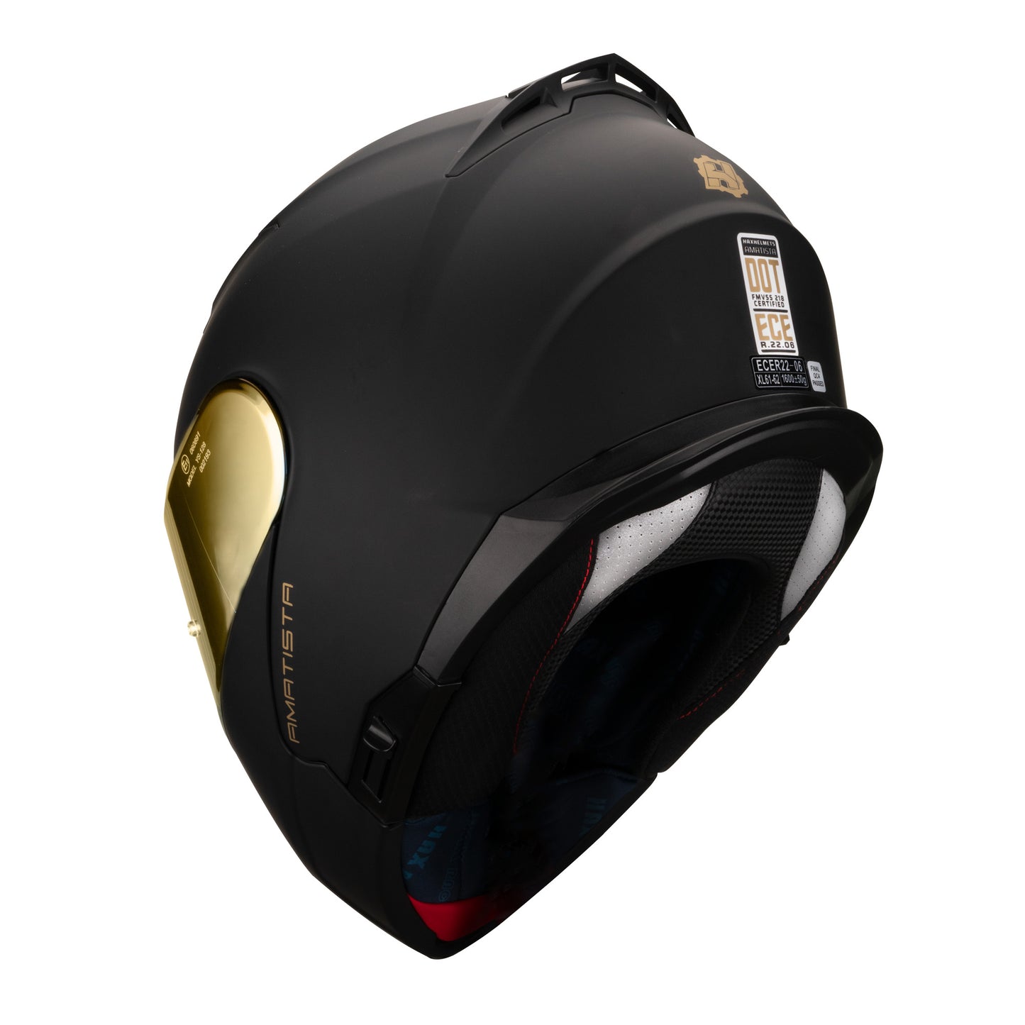 CASCO AMATISTA NEGRO MATE S HAX