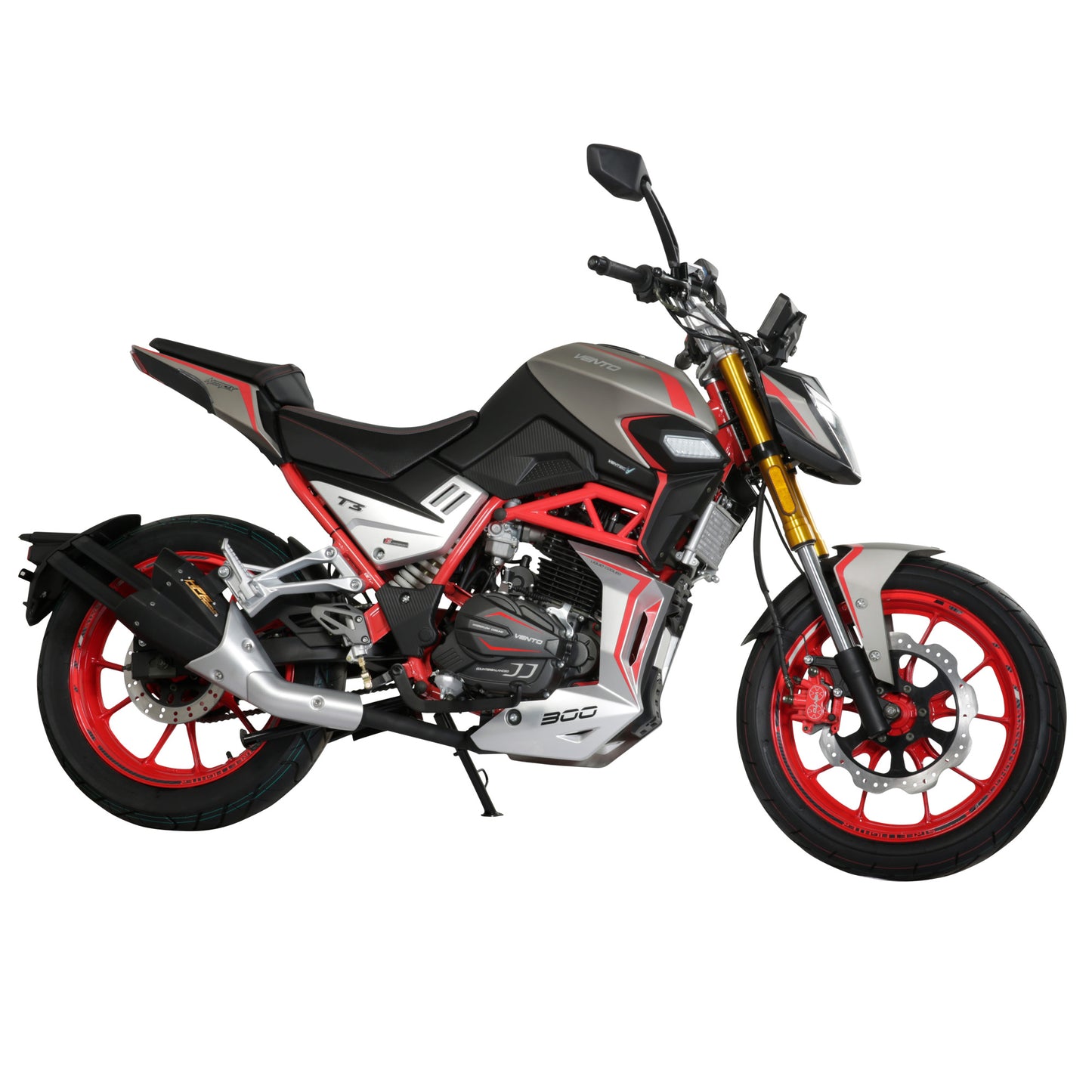MOTOCICLETA VENTO NITROX T3 300 ROJO 2025