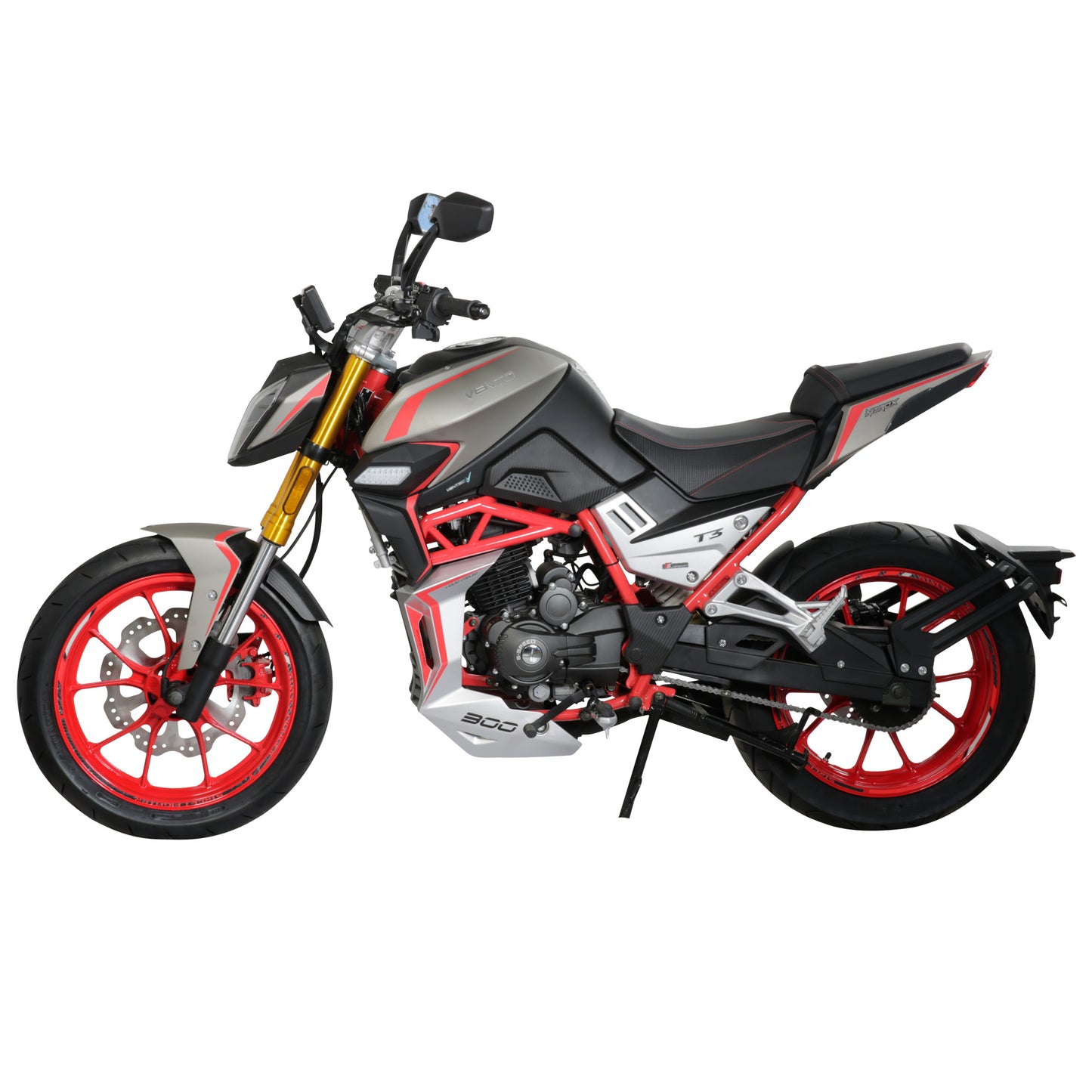 MOTOCICLETA VENTO NITROX T3 300 ROJO 2025
