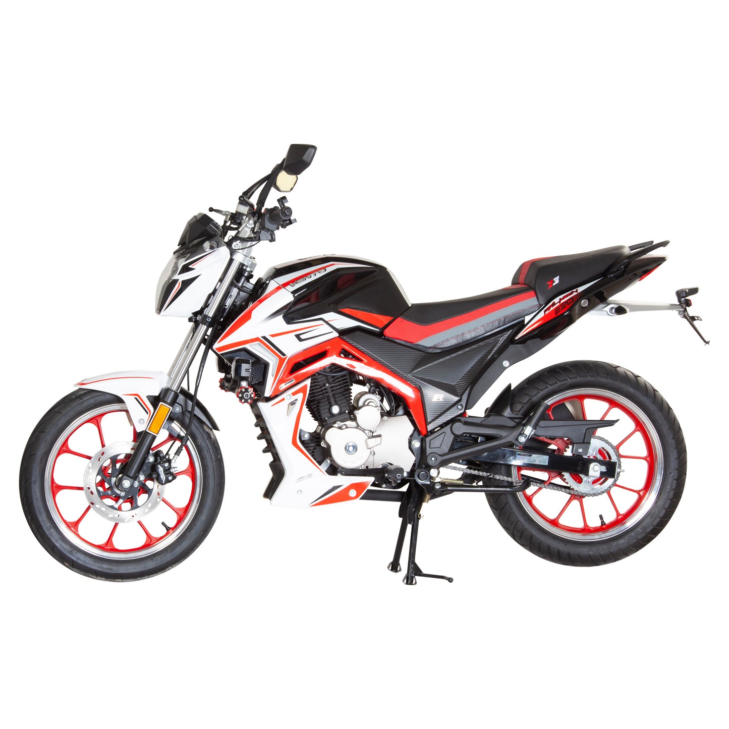 MOTOCICLETA VENTO FALKON 220 BLANCO/ROJO 2025