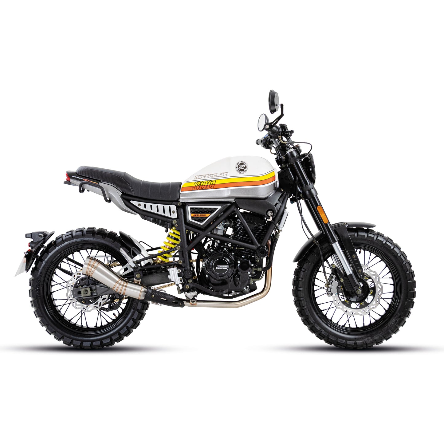 MOTOCICLETA DAYTONA SCRAMBLER MAX 300 BLANCO 2026