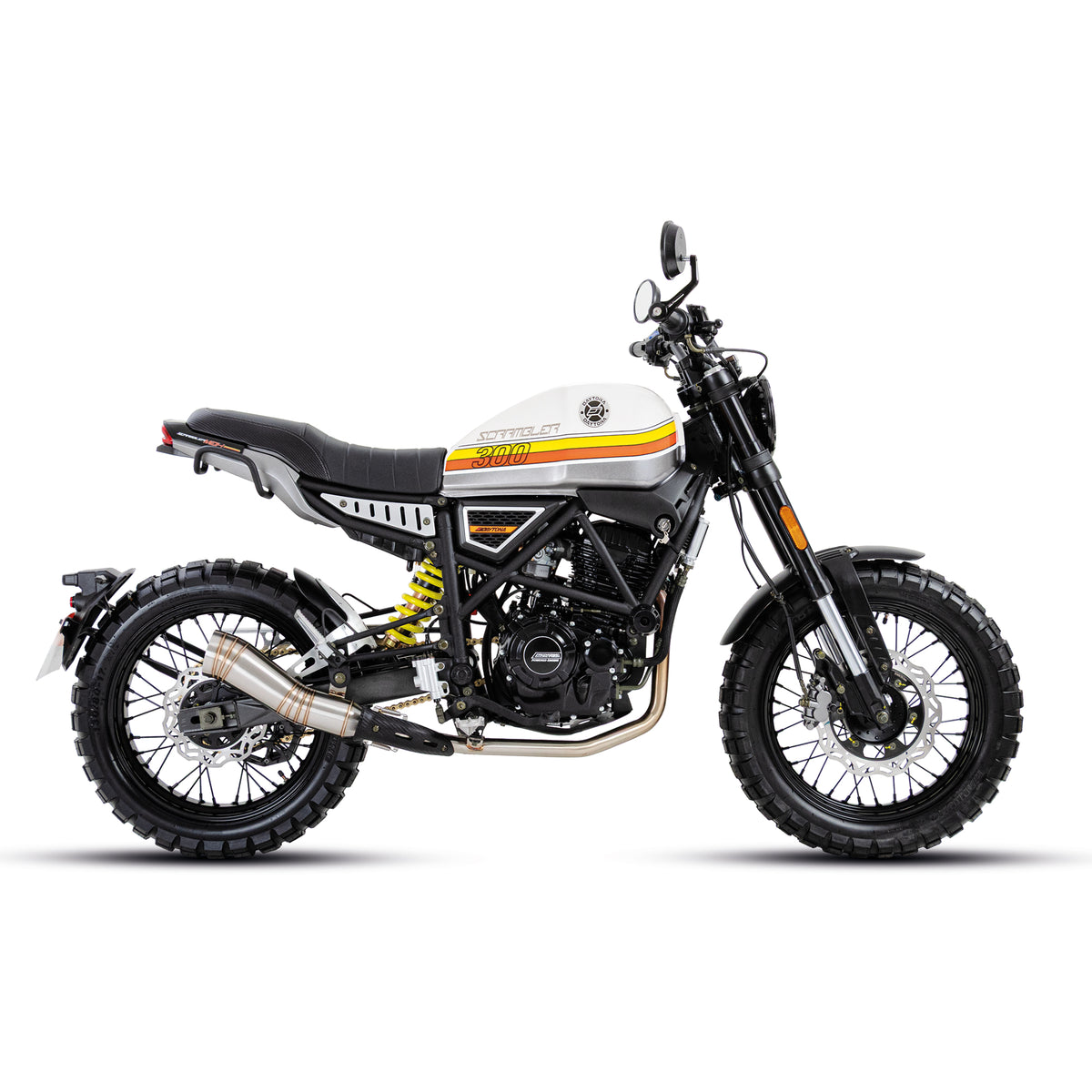 MOTOCICLETA DAYTONA SCRAMBLER MAX 300 BLANCO 2026