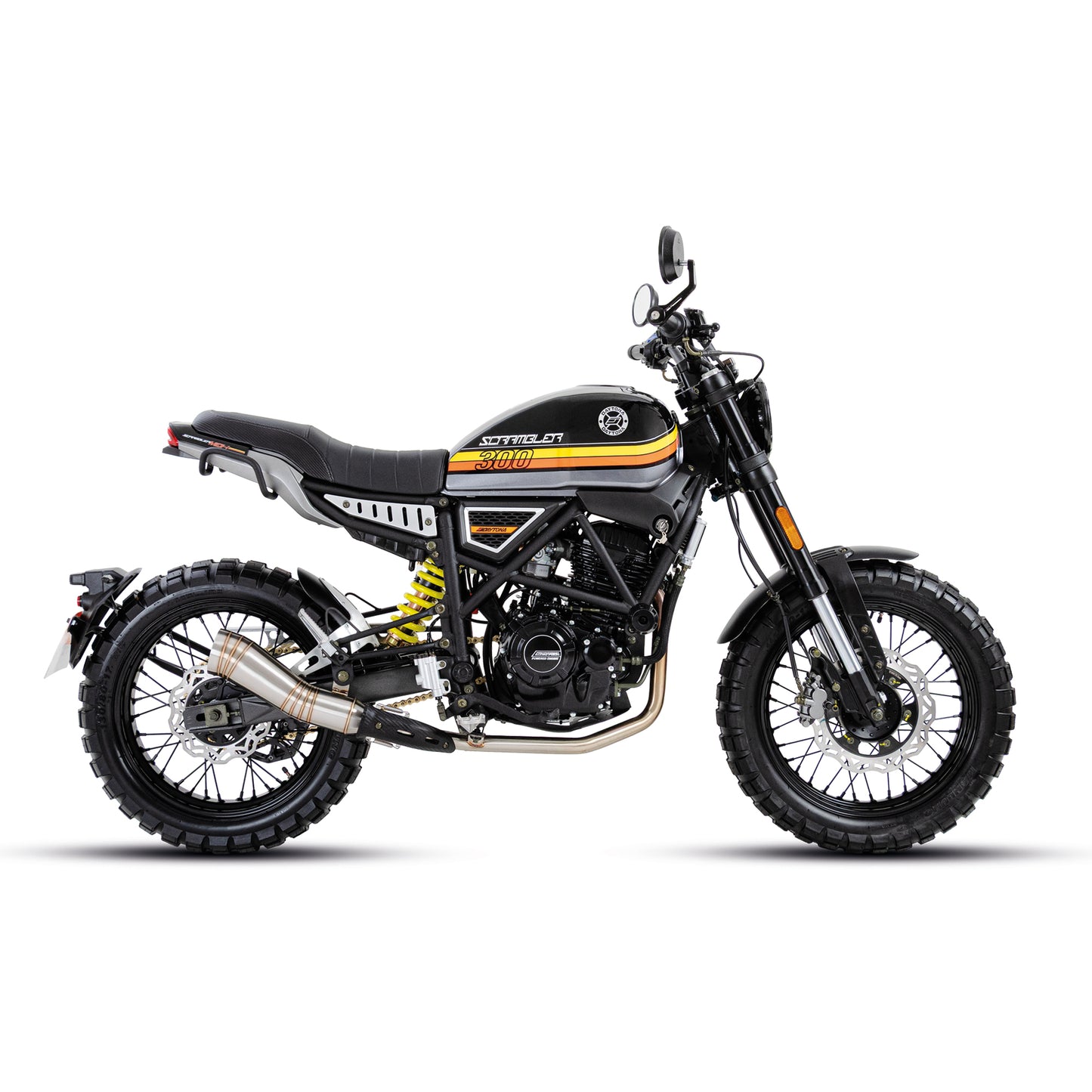 MOTOCICLETA DAYTONA SCRAMBLER MAX 300 NEGRO 2026
