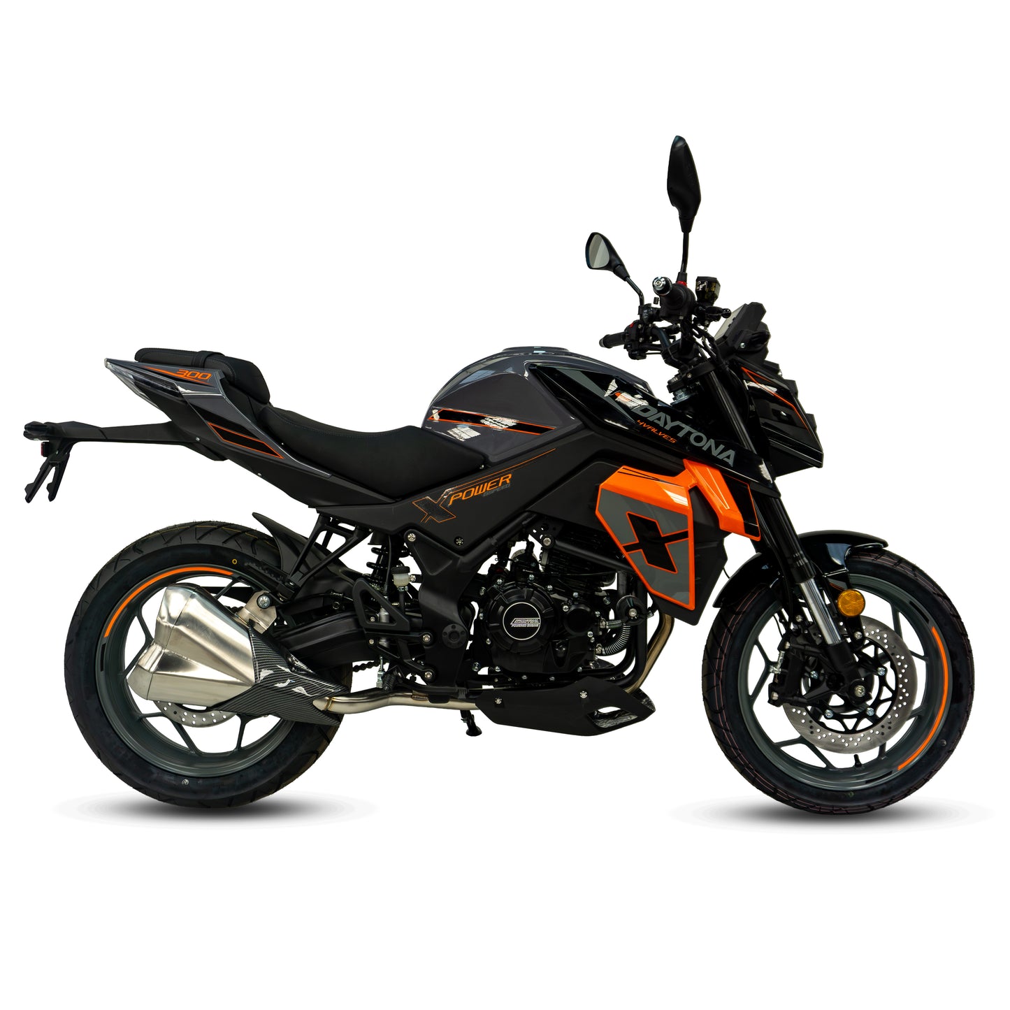 MOTOCICLETA DAYTONA X POWER 300 GRIS NARANJA 2026