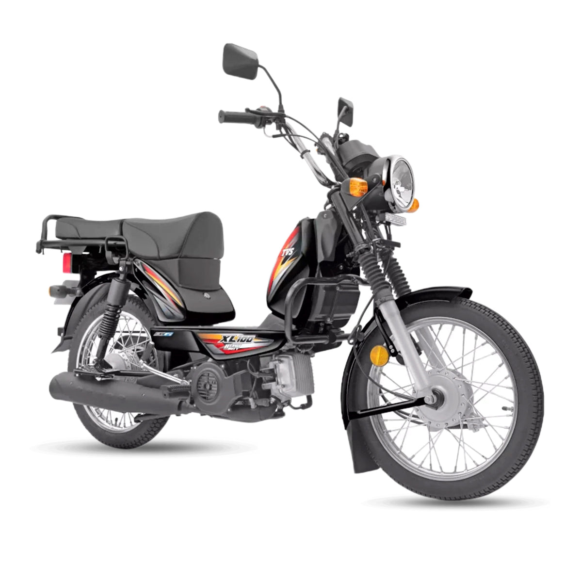 MOTOCICLETA TVS XL 100 1-TOUCH NEGRO 2026
