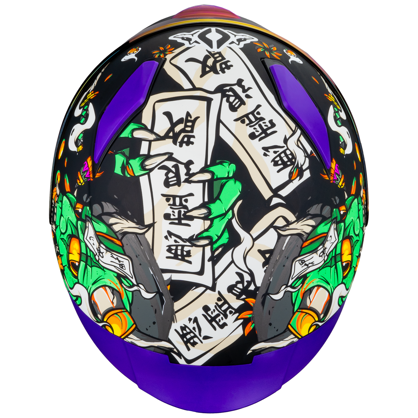 CASCO INTEGRAL OTS HUSKY HANNYA MATE NEGRO MORADO S