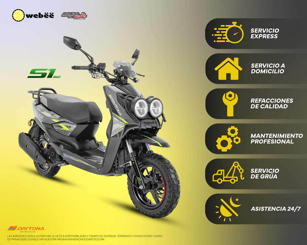 MOTOCICLETA DAYTONA S1 150 NEGRO 2026