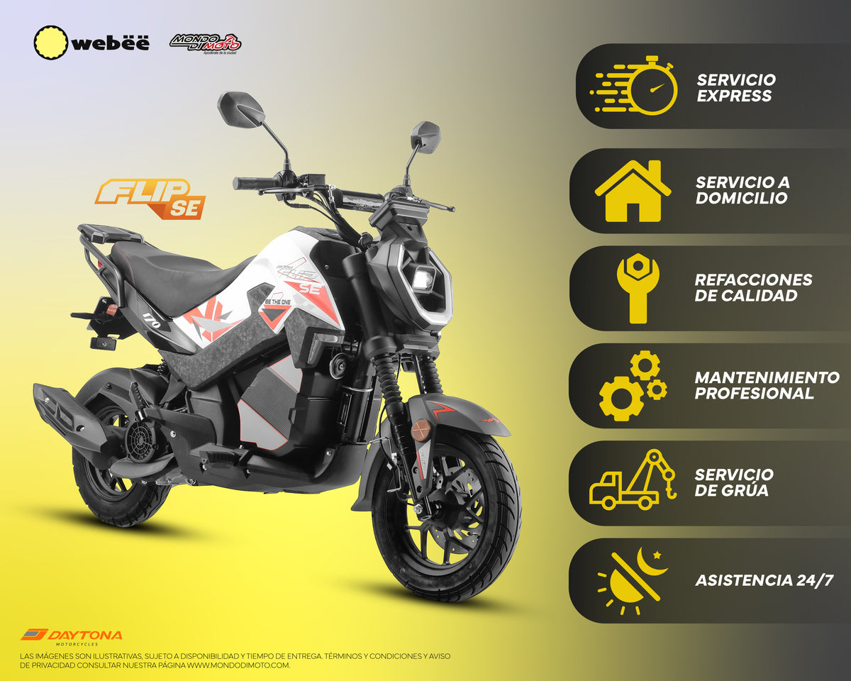 MOTOCICLETA DAYTONA FLIP SE 170 BLANCO 2026