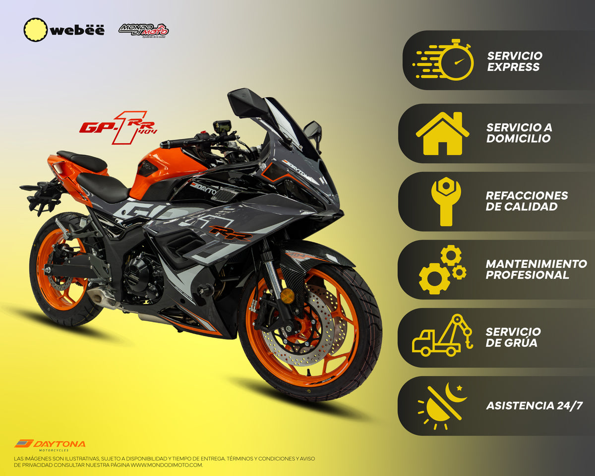 MOTOCICLETA DAYTONA GP1RR 404 NARANJA 2026