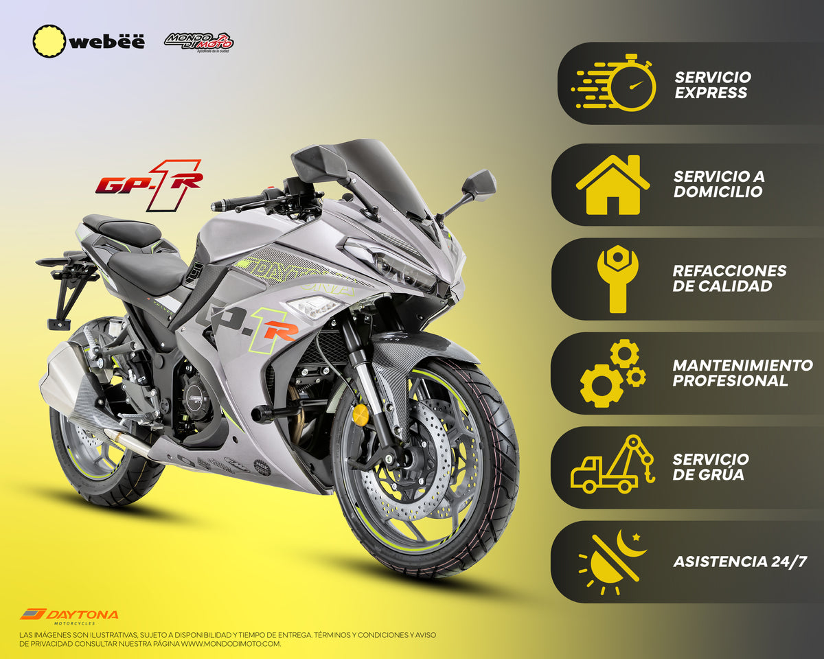 MOTOCICLETA DAYTONA GP-1 R 250 GRIS/VERDE 2026