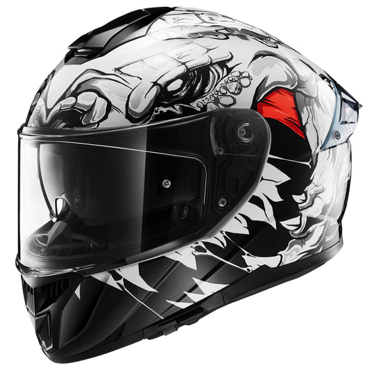 CASCO INTEGRAL ILM 861A WHITE BEAST XL