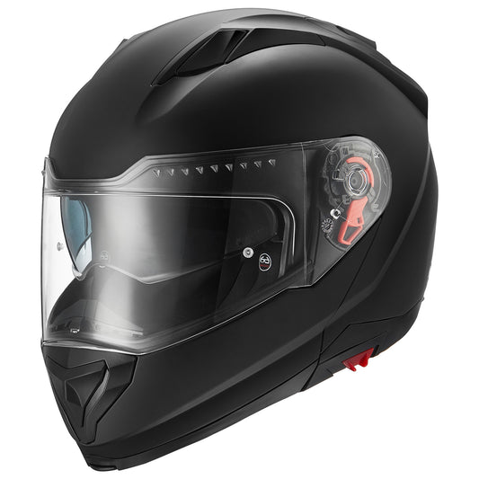 CASCO ABATIBLE ILM 909 MATTE BLACK L