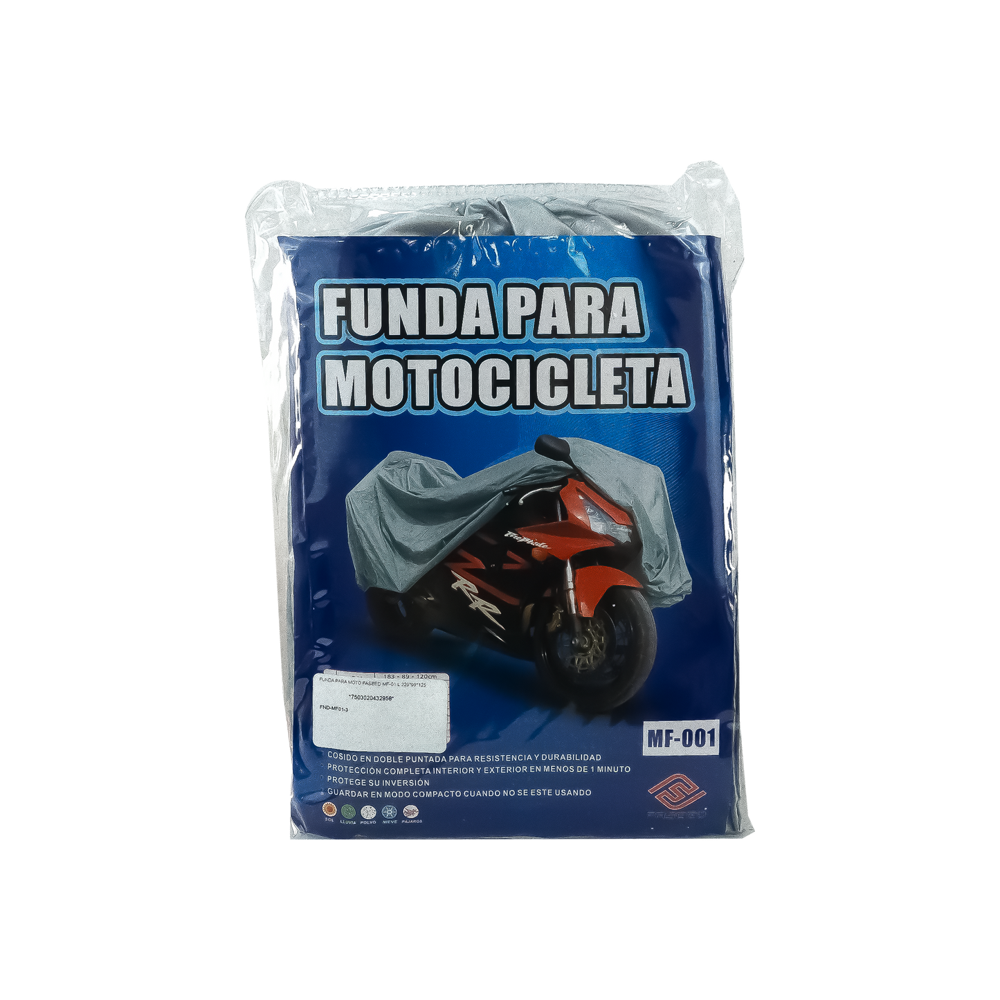 FUNDA PARA MOTO FASEED MF-01 L 229*99*125