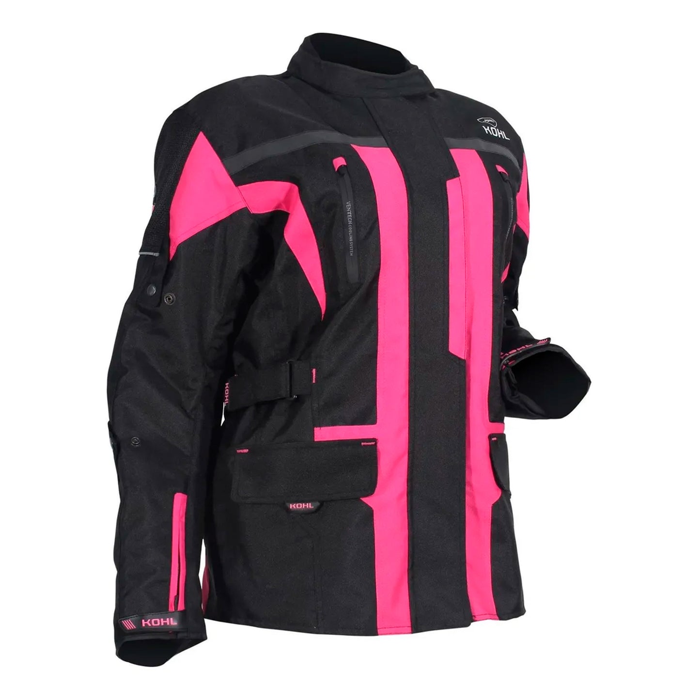 CHAMARRA DEPORTIVA KOHL KOHL-240 XL NGO/ROSA TEXTIL P/DAMA
