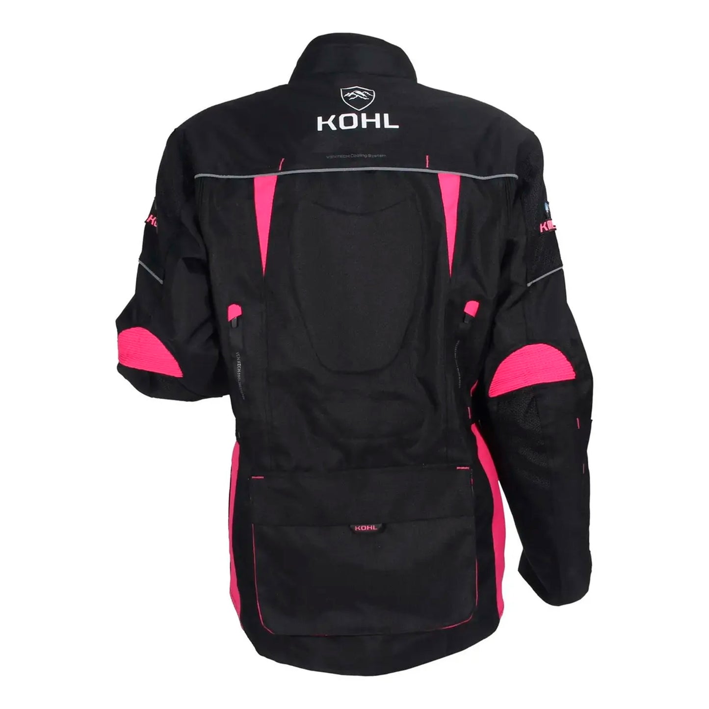 CHAMARRA DEPORTIVA KOHL KOHL-240 XL NGO/ROSA TEXTIL P/DAMA