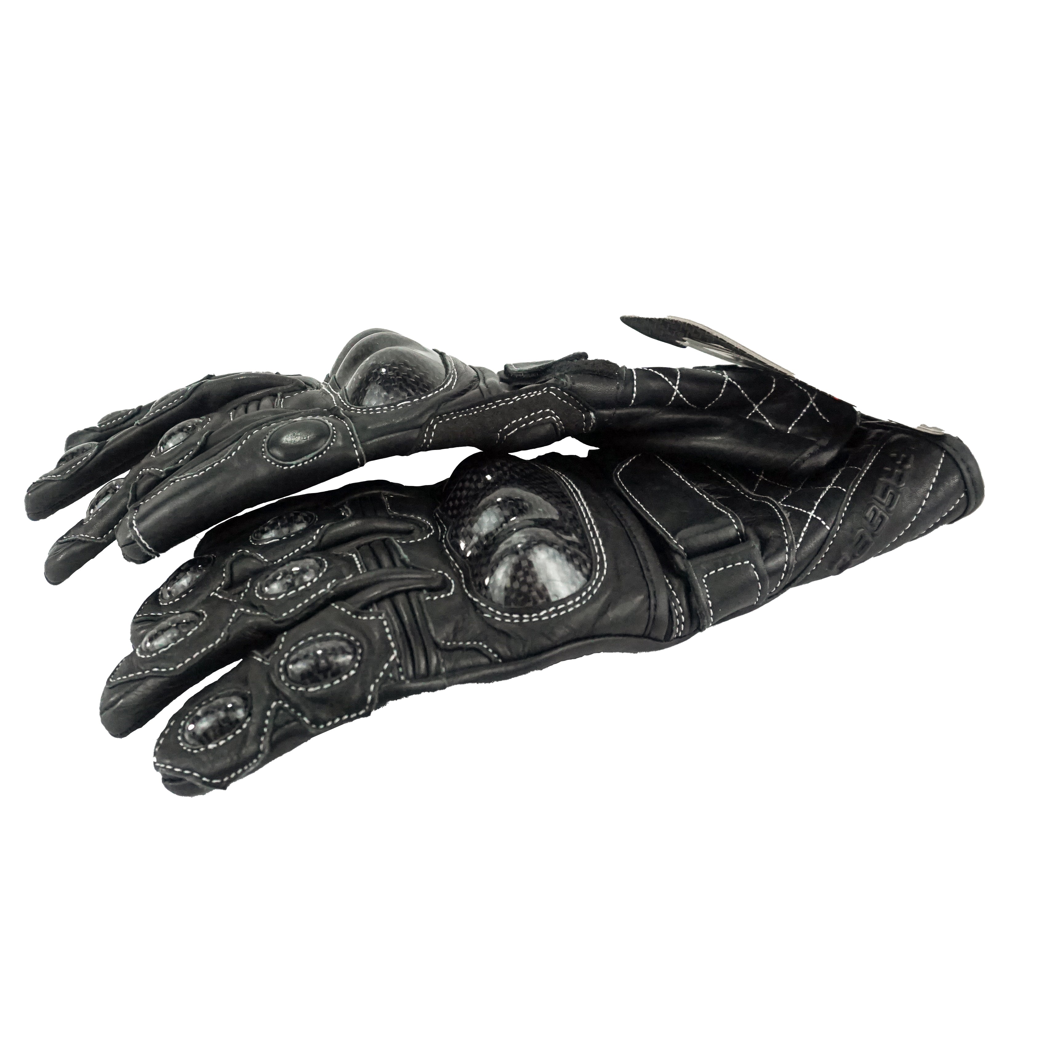 GUANTES LARGOS DE PIEL FASEED LIGHTER FGL-201 NEGRO M