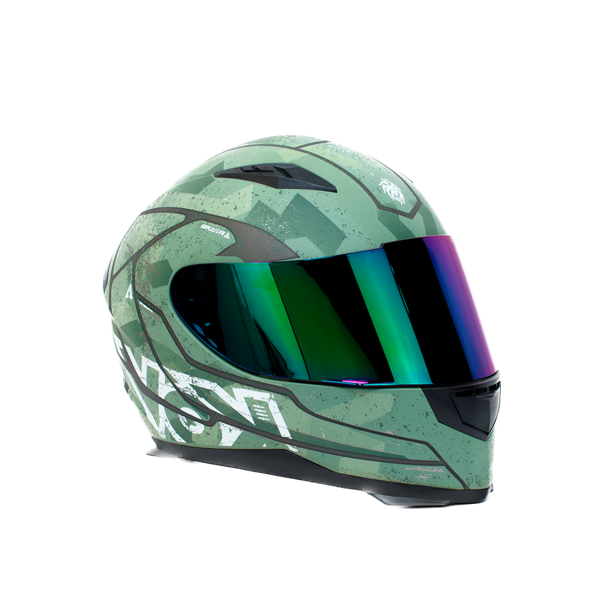 CASCO CERRADO WAREFARE VERDE M