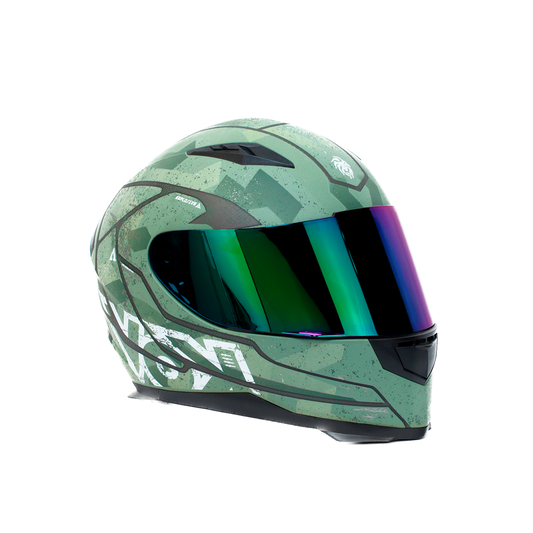 CASCO CERRADO WAREFARE VERDE M