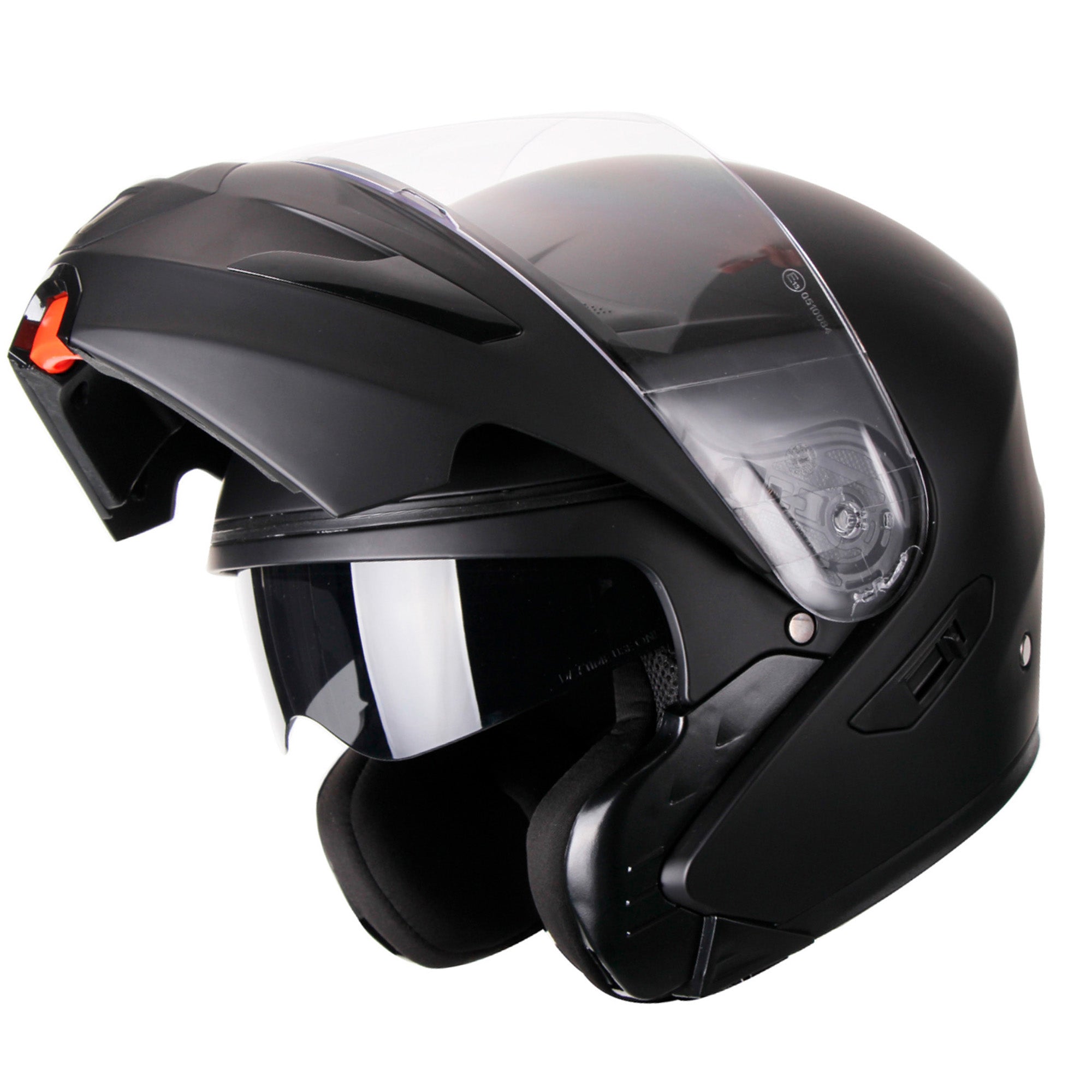 CASCO FASEED FS-901N ABATIBLE SOLIDO NEGRO L