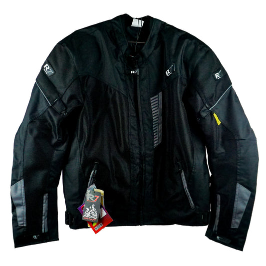 CHAMARRA DEPORTIVA R7 RACING XXL GRIS R7-230 TEXTIL VENTILADO