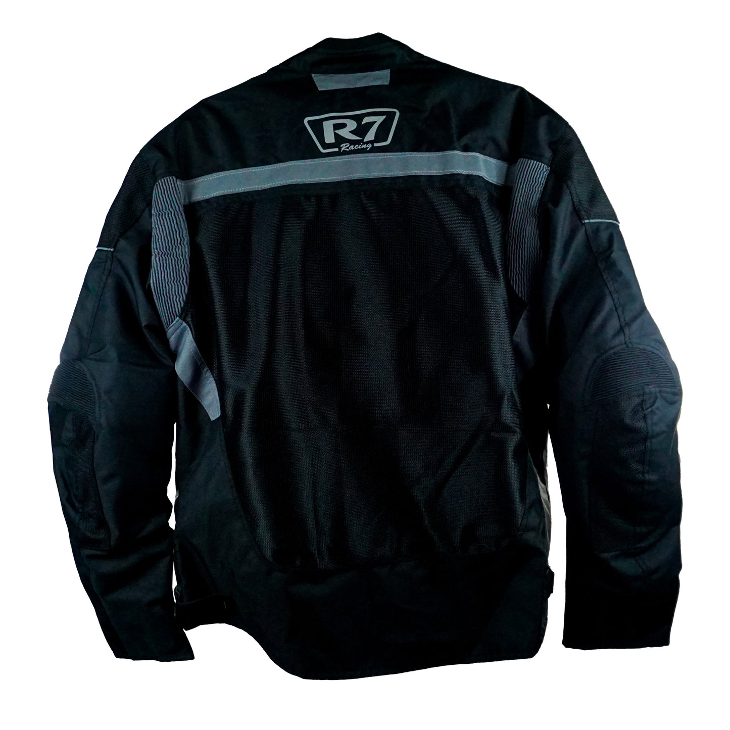 CHAMARRA DEPORTIVA R7 RACING XXL GRIS R7-230 TEXTIL VENTILADO