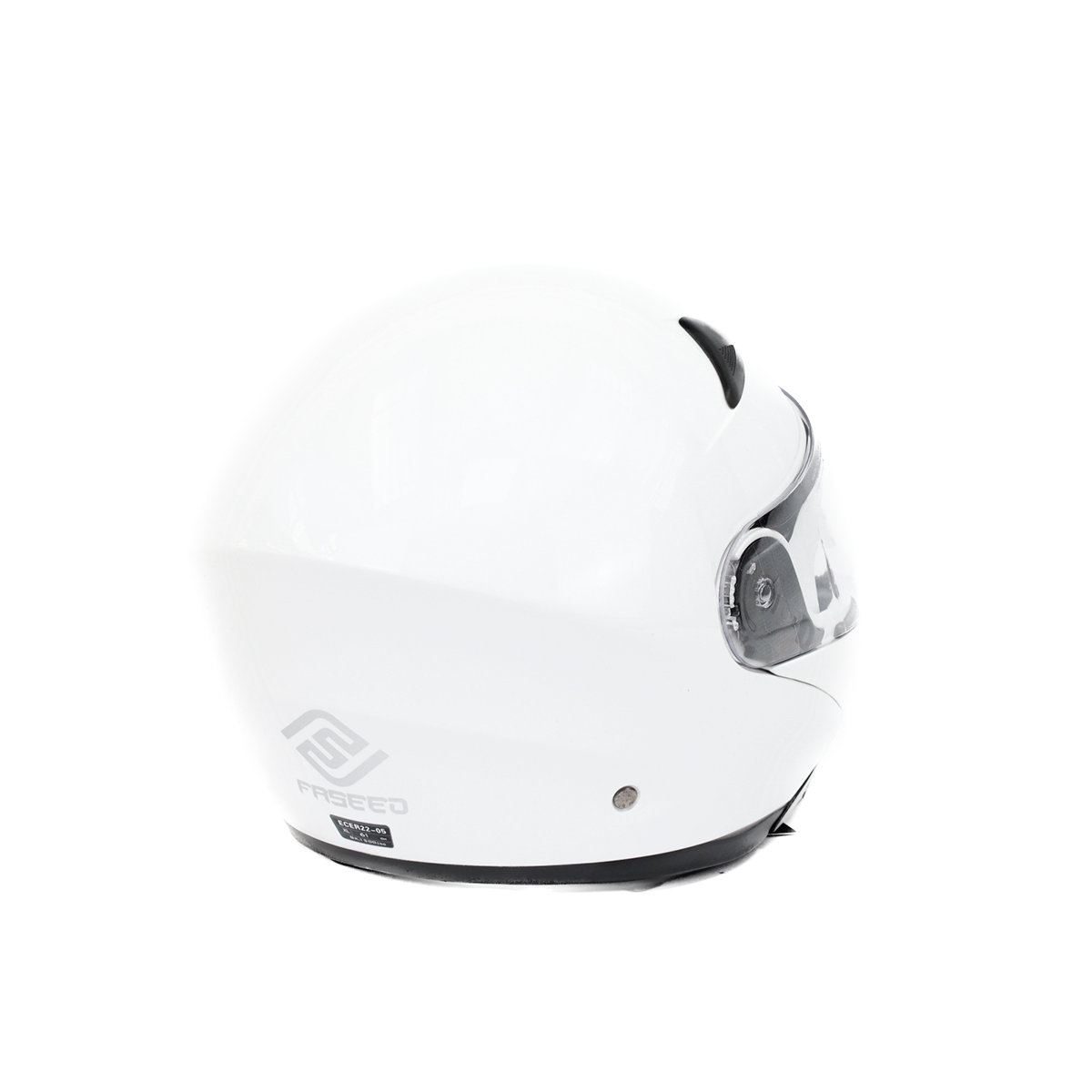 CASCO FASEED FS-901N ABATIBLE SOLIDO BLANCO XL