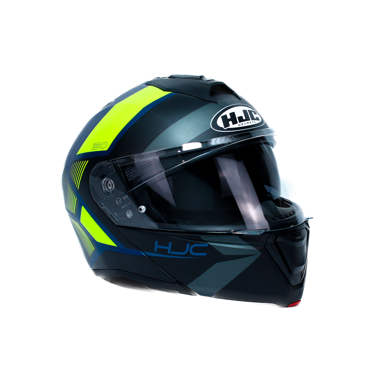 CASCO "HJC" ABATIBLE I90 HOLLEN MC4HSF AMARILLO L