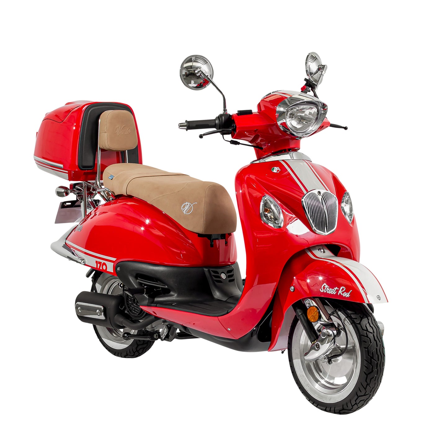 MOTOCICLETA VENTO STREETROD 170 ROJO 2024