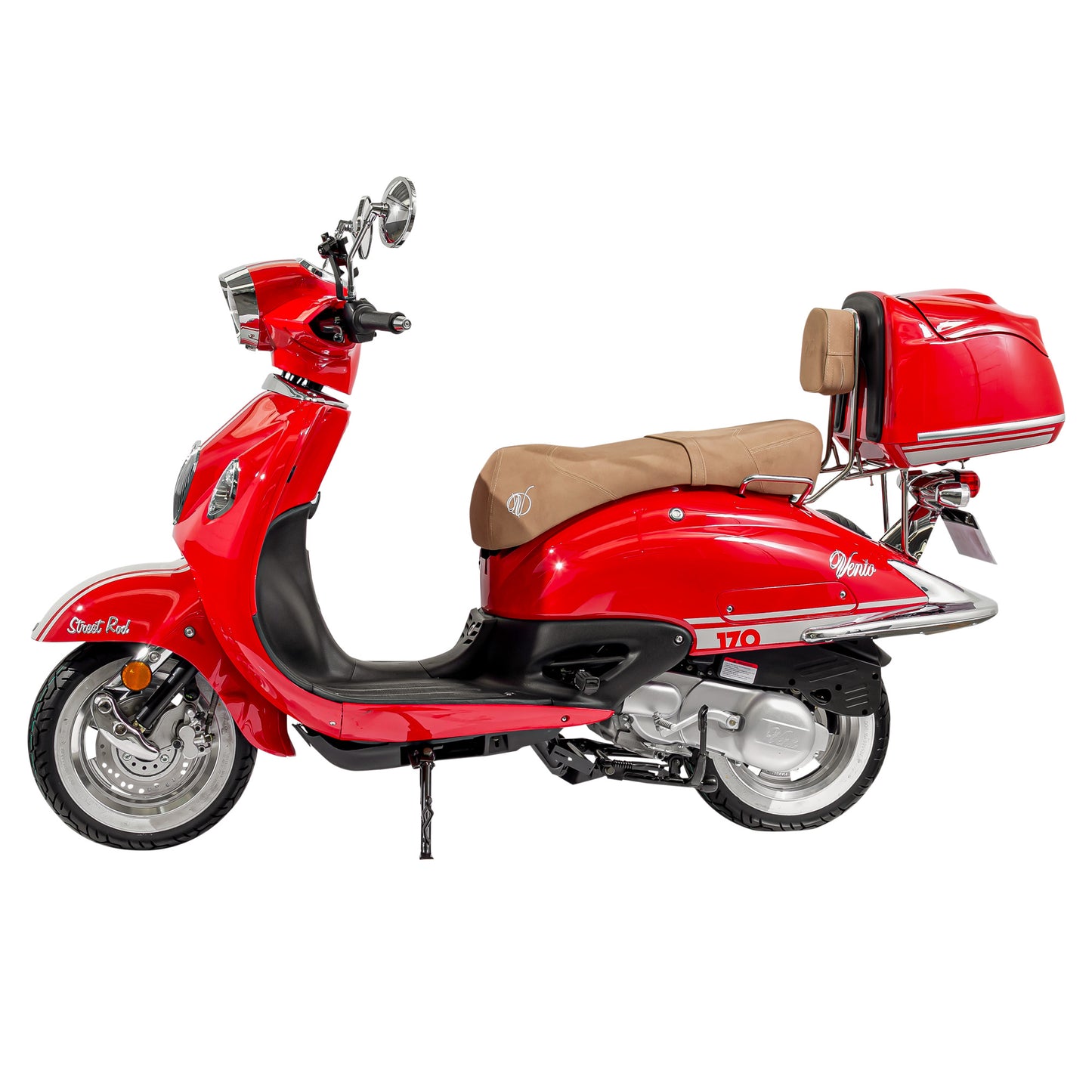 MOTOCICLETA VENTO STREETROD 170 ROJO 2024