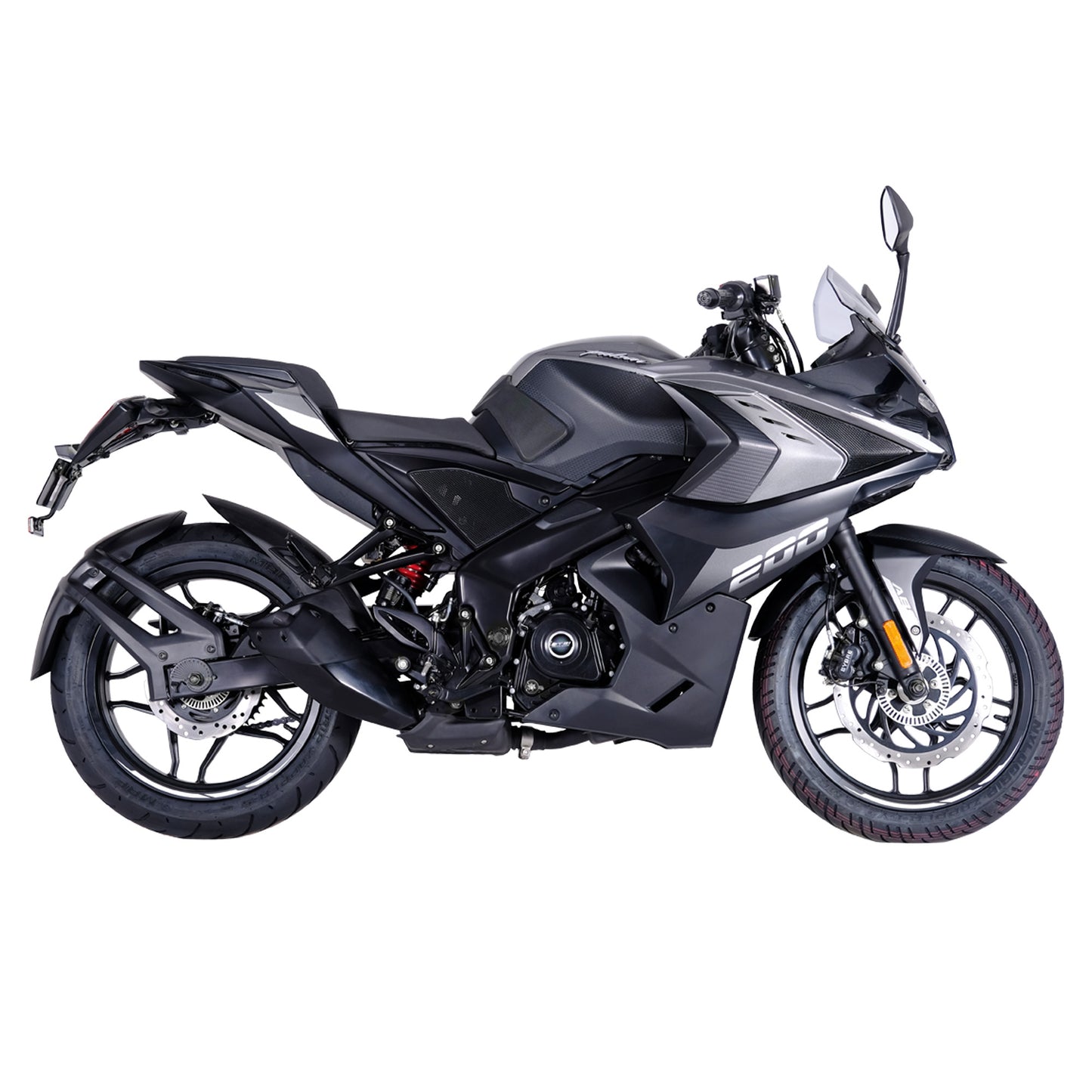 MOTOCICLETA BAJAJ PULSAR RS 200 GRIS 2024