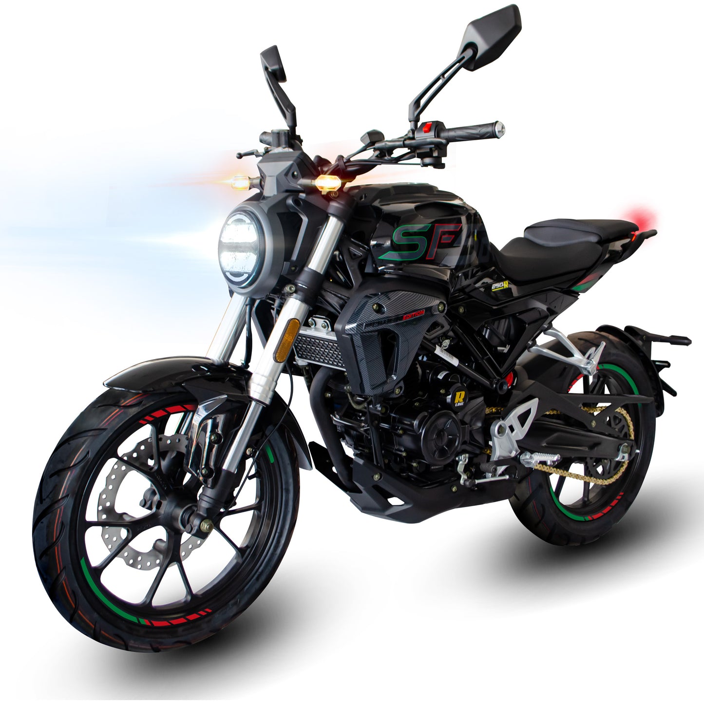 MOTOCICLETA MB SF 501 R LINE 250 NEGRO 2024