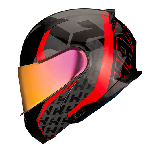 CASCO AMATISTA WIND RED BRILLO HAX M
