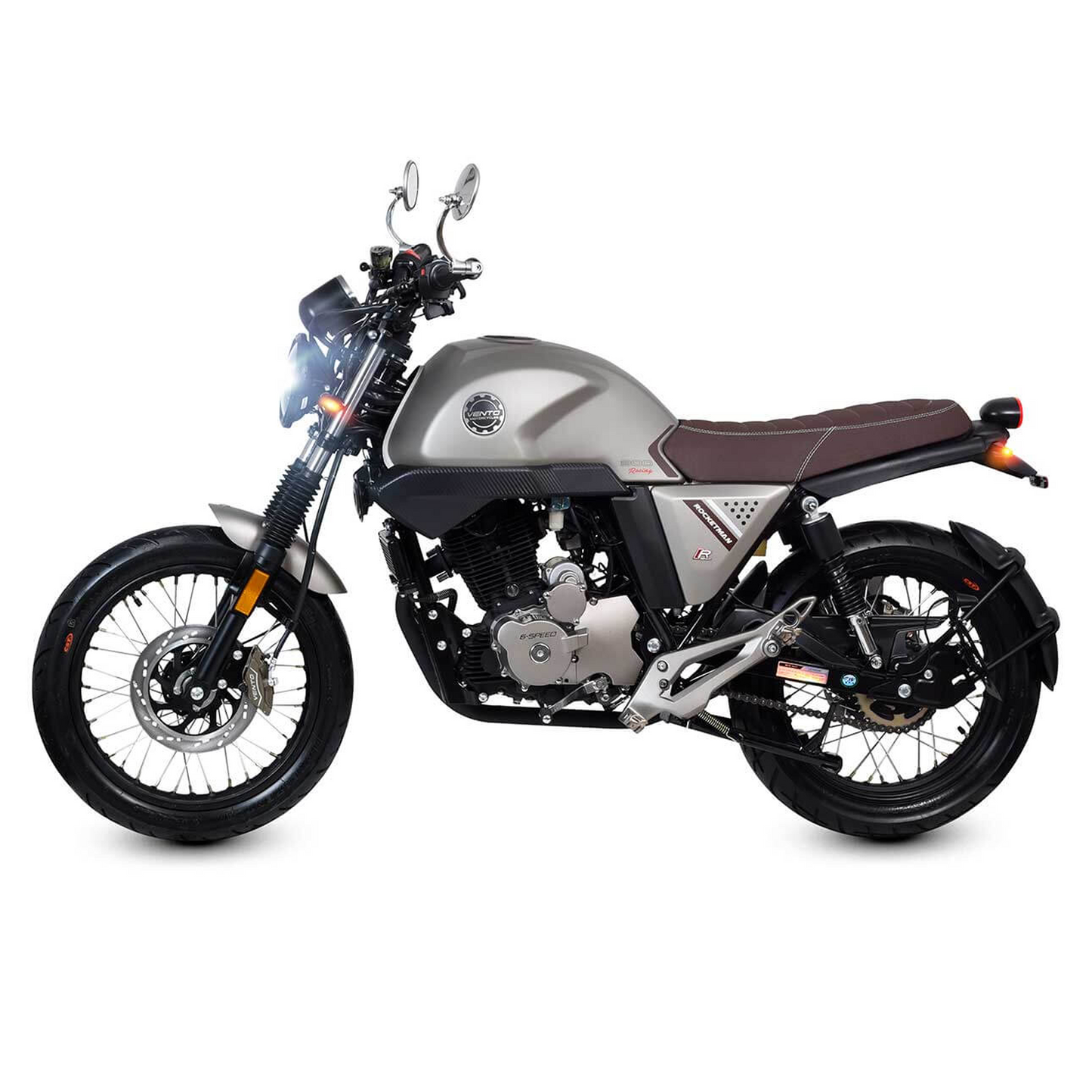 MOTOCICLETA VENTO ROCKETMAN 300 GRIS MATE 2025