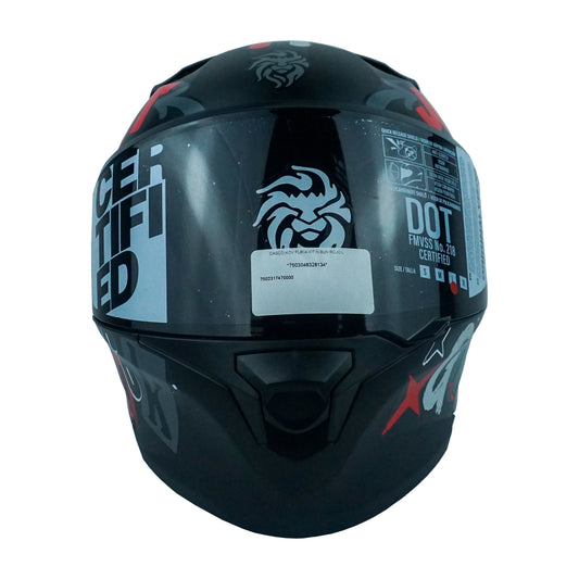CASCO KOV FURIA KIT N BUN ROJO L