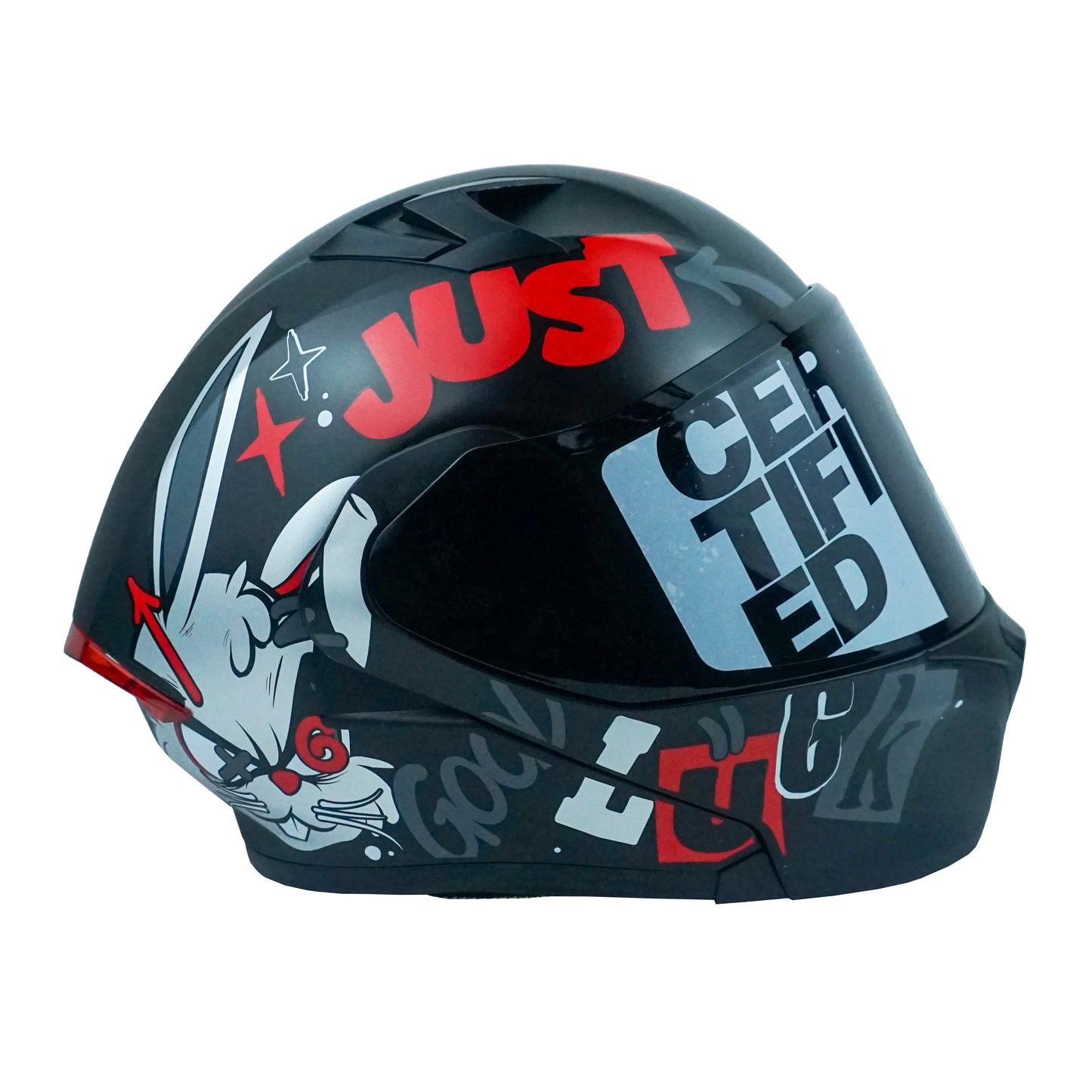 CASCO KOV FURIA KIT N BUN ROJO XL