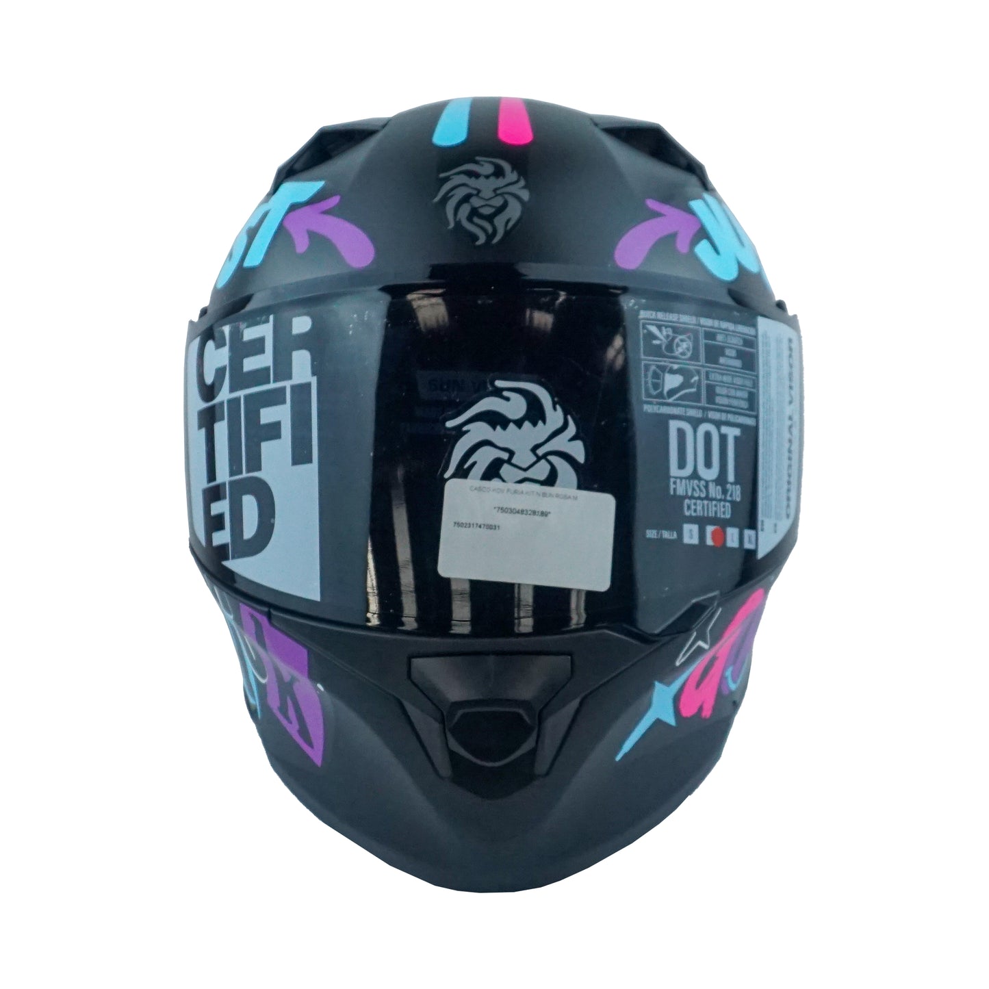 CASCO KOV FURIA KIT N BUN ROSA M