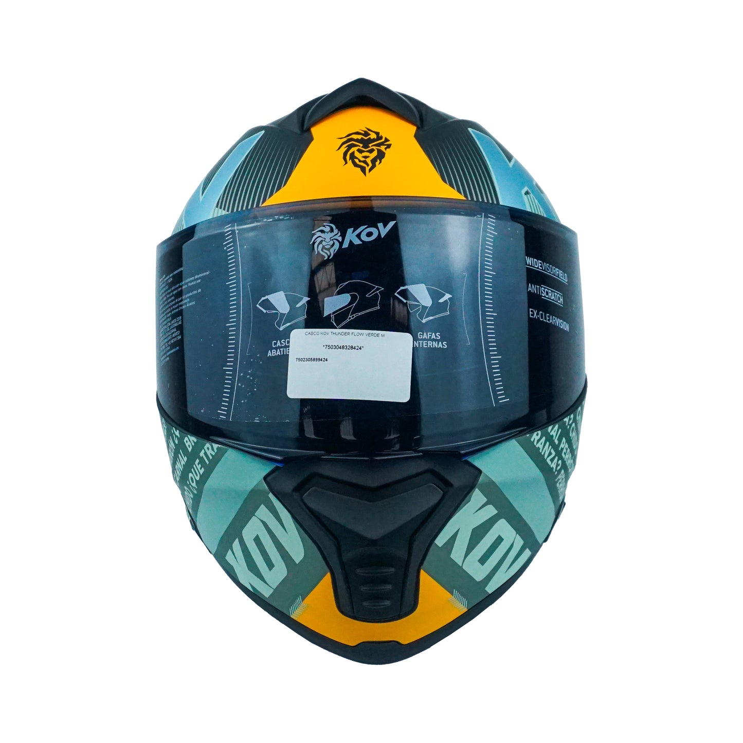 CASCO KOV THUNDER FLOW VERDE M